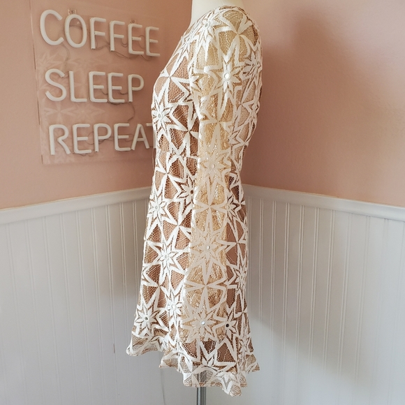 For Love and Lemons Metz Mini Lace Dress S - Picture 4 of 5